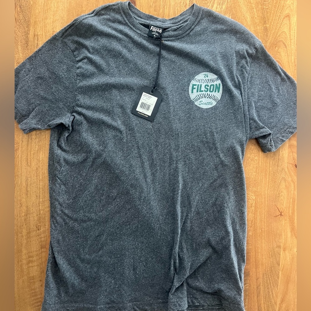 Filson Gray Seattle Mariners Baseball Graphic T-Shirt